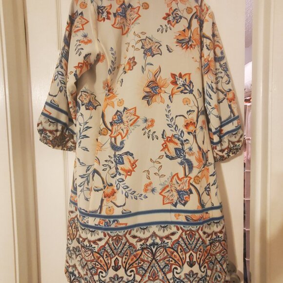 Chico's Patched Kimono - Picture 2 of 3